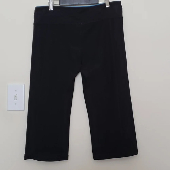 Reversible Black & Blue Workout Pants - Picture 7 of 12